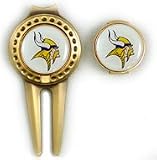 Minnesota Vikings Hat Clip and Divot Tool Combo
