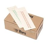 TOPS 1277 Business Forms 3-1/2 X 10-1/2 Semimonthly Time Cards For Simplex, 500 Cards/Box