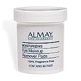 Almay Moisturizing Eye Makeup Remover Pads, 80-Pads