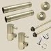 Mountain Plumbing Products 1/2 in. IPS x 3/8 in.O,D, Compression Lever Handle Lavatory Supply Kit -