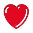 Heart Temporary Tattoo 2x2