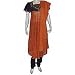 Punjabi Suits Printed Embroidered Cotton Multicolored Salwar Kameez Size M