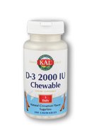 D-3 2000IU - 200 - Chewable