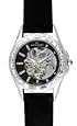 AK Anne Klein Women`s Automatic Swarovski® Crystal Accented Silver-Tone Watch #10-8761BKBK