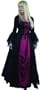 Women Size X-Small (3-5) - Gothic Vampira Costume (Note - Running small in particularly in arms)