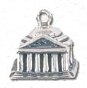 Solid Sterling Silver Jefferson Memorial Charm