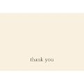 Thank You Notes Ivory/Brown 100ct