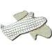 Impact 8900 Cotton Coated Silicone Oven Mitt, 17" Length, Large, Silver (2 Packs of 12)