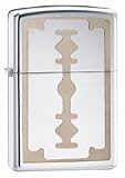 Razors & Blades:New Zippo Razor Blade Lighter High Polish Chrome Finish Excellent Performance High Quality