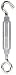 Sporting Goods : ACE TRADING ATW 02-3427-405 "H.B. IVES" TURNBUCKLE (Pack of 5)