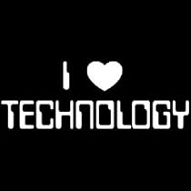 Women's T-Shirt : I Love Technology - Funny Computer Geek