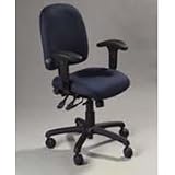 Jobri Perfect Comfort Chair Deluxe, VLS, 21w x 19h, Black
