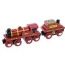 Red Engine + Coal Tender