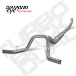 Diamond Eye 5in Aluminized Dual Turbo Back Exhaust - K5246A