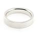 14K White Gold Wedding Bands 4mm flat comfort-fit