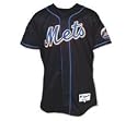 New York Mets Jersey - Authentic Blank Alt Home 1 Jersey by Majestic (Adult Large)