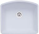 Blanco 511-711 Blancodiamond Single Bowl Undermount Kitchen Sink, White