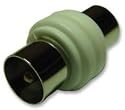 Pair of Coaxial Aerial Adaptors / Connectors Male-Male by Cable Mountain