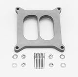 4- Barrel Carburetor Spacers Divided 0.5 in. Spacer Wood Fiber Laminate Not Legal For Sale Or Use On Pollution Controlled Motor Vehicles