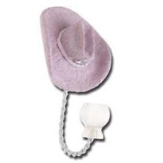 <b>2 COWGIRL pink HOOK cowboy hat WESTERN girls decor</b>