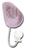 set of 2 COWGIRL pink HOOKS cowboy hat WESTERN girls decor