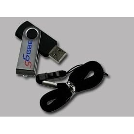 USB Flash Memory Drive 1GB - Water Resistant, Anti-Shock - detachable Lanyard Strap for Easy Portability
