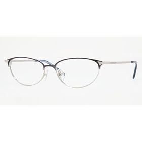 Buy Anne Klein AK9108 552 Eyeglasses Blue Silver Frame Size 51-15-135 by Anne Klein