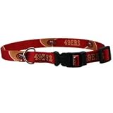 San Francisco 49ers Adjustable Pet Dog Collar (Large)