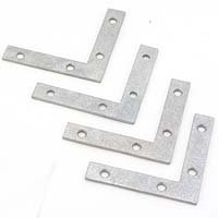 Stanley Hardware 2-1 2-by-1 2-Inch Flat Corner Brace, Zinc-Plated, 4-Pack #305860 by Stanley