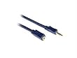 Cables To Go 40607 Velocity M/F Stereo Audio Extension Cable (3 Feet, Blue)