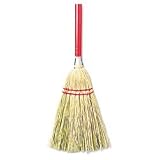 Corn Lobby/Toy Broom, 39"Long, Red Wood Handle UNS951T