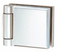 CRL Brite Anodized Replacement Mini Hinge for KD Shower Door Kit