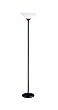 Adesso Aries Torchiere, Black