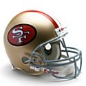 NFL Authentic Throwback Football Helmet by Riddell – 49ers
