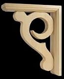 Scroll Sconce bracket, Unfinished [CAPITOL CITY LUMBER]