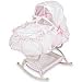 VICTORIAN STYLE TOY DOLL Cradle with detachable bassinet can be used as carrycot. Comes with mattress, quilt and pillow.