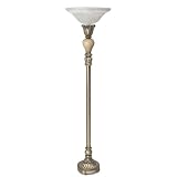 Cal Lighting Torchiere - Antique Silver, BO-825