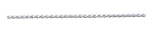 Sterling Silver 2.25mm Diamond-cut Rope Chain - 9 inch