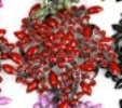 Improving Lifestyles Spiral Flower Ring Adjustable Red