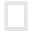 Dennis Daniels Step Molding Frame; 5"x7"; White Color Finish