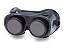 Crews Crews Safety Welding Goggles Green 5.0 Lens, 50mm Stationary
