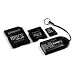 Kingston Mobility Kit - 4 GB microSDHC Flash Memory Card with SD and miniSD Adapters + USB 2.0 Reader MBLY/4GB