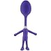 Kitchen & Housewares : Fiesta Head Chefs Silicone Spoon, Purple