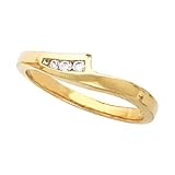 04.60 MM =.07 CT TW 14K Yellow Gold Bridal