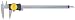 Mitutoyo 505-673 Dial Caliper, 2mm Per Rev., Yellow Face, 0-300mm Range, +/-0.04mm Accuracy, 0.02mm Graduation