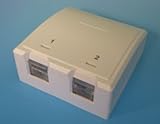 日本製線　cat5eモジュラーローゼットボックス 2ポート NSBOX2 ※10個入り