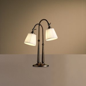 Kichler Eclections House Beautiful 2 Light Desk Lamp Burnished Bronze