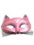  : Italian Persiano Cat Masquerade Costume Half Mask - ONE SIZE