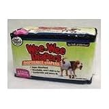 Wee Wee Diapers For Dogs, X-Small White