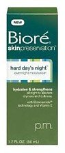 Biore Hard Days Night Overnight Face Moisturizer-1.7 oz